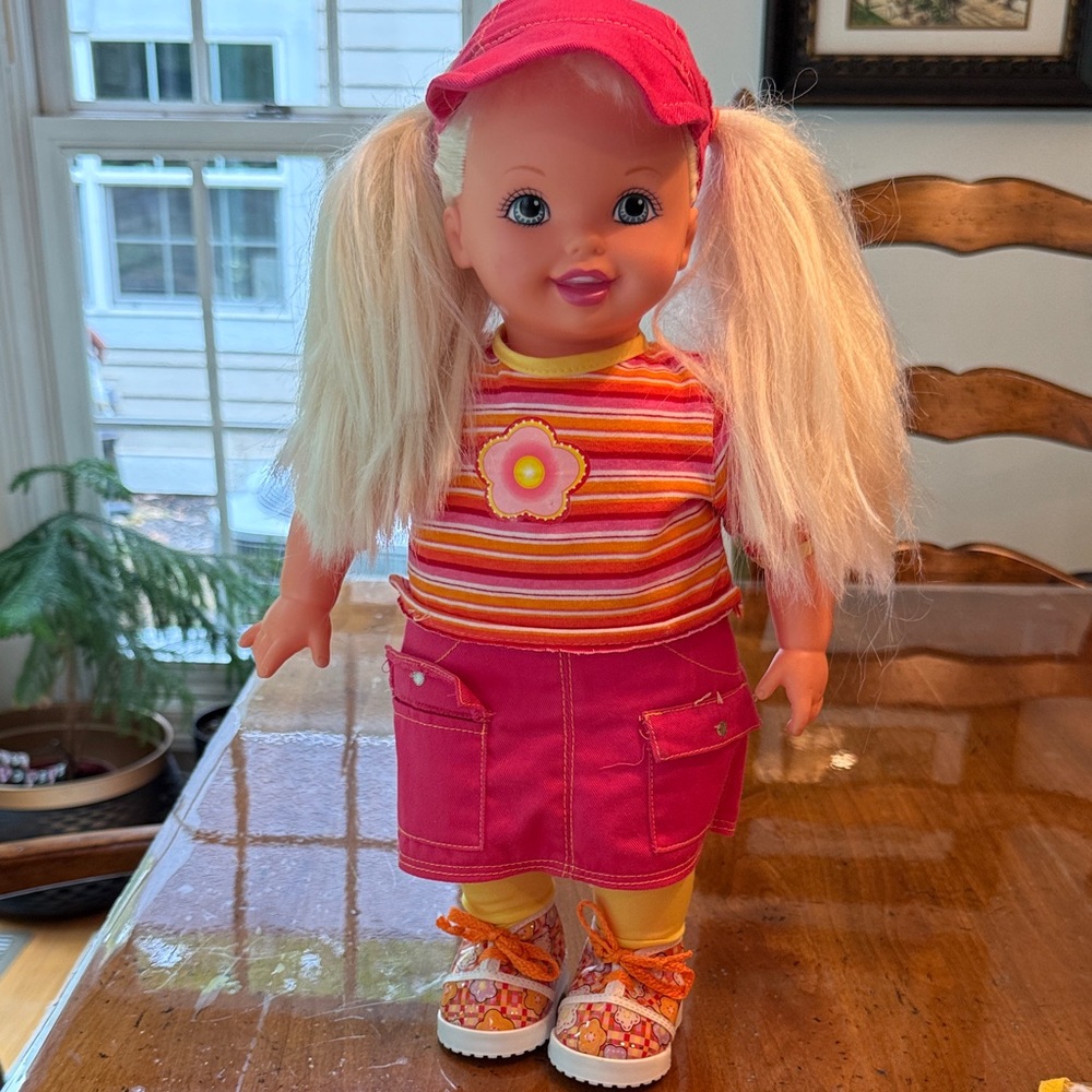 Vintage Soft Kelly doll and sleeping bag set